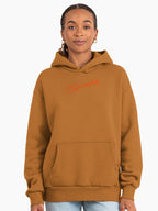 Opacarphile Sunset Graphic Premium Oversized Hoodie Clay