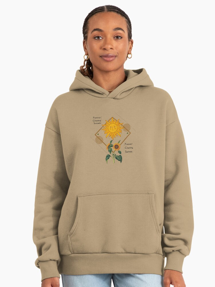 Eternal Sunset Chaser Hoodie - Premium Durable Adventure Apparel Tan