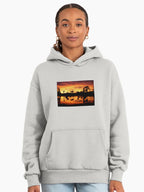 Florida FLA Sunset Hoodie - Premium Oversized Sunshine State Wear Bone