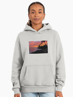 Ewa Beach Hawaii Sunset Premium Oversized Hoodie Tropical Souvenir Bone