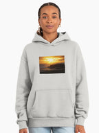 Big Rock Landscape Premium Oversized Hoodie Bone