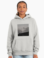 Bold SUNSET Lettering Hoodie - Premium Oversized Graphic Streetwear Bone