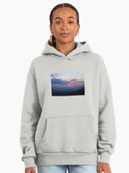 The Best View Sunset Hoodie - Premium Oversized Nature Lover Gift Bone