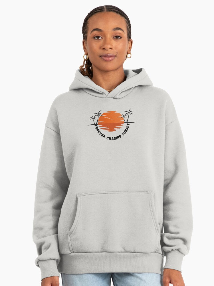 Forever Chasing Beauté Sun Premium Oversized Hoodie Bone